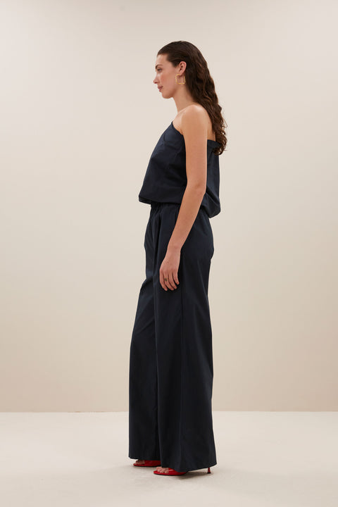 By Bar - Bella poplin blouse 25112053 - Midnight 856