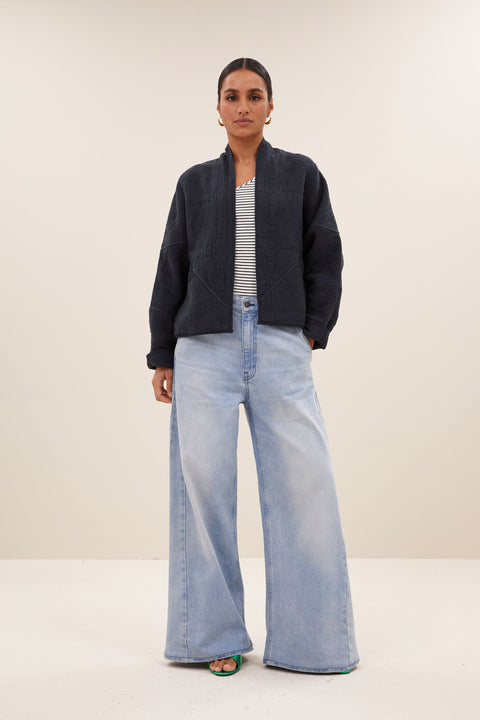 By Bar - Flora jacket 25519023 - 856 Midnight