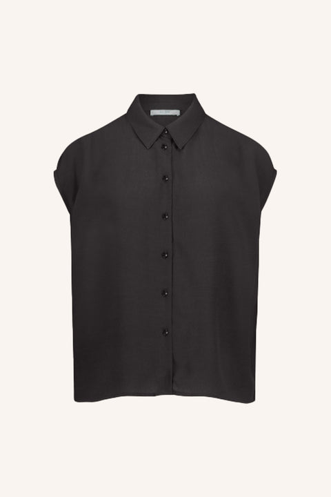 By Bar - Kiek viscose top 25112075 - 701 Graphite