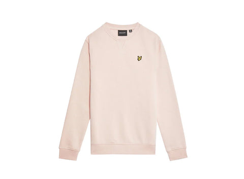 Lyle & Scott - MLB2000V Crek Neck Sweat - X595 Cloud Pink