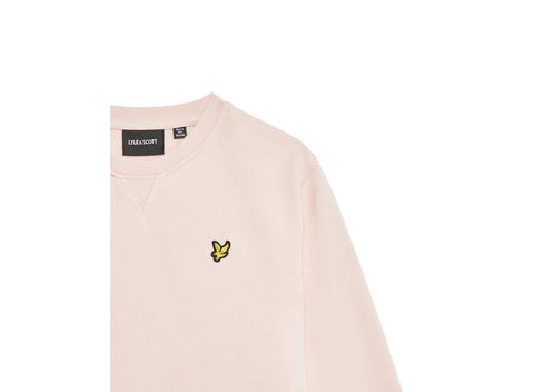 Lyle & Scott - MLB2000V Crek Neck Sweat - X595 Cloud Pink