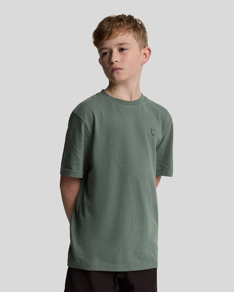 Lyle & Scott - TSB2205V Linen T-Shirt - X583 Green Mercurial