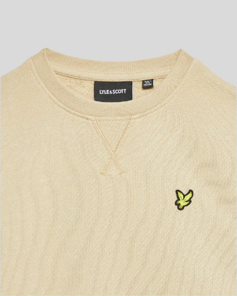 Lyle & Scott - MLB2000V Crek Neck Sweat - Z151 Stone
