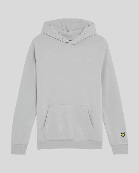 Lyle & Scott - MLB2020V Script Embroided Hood - X570 Grey Mirage