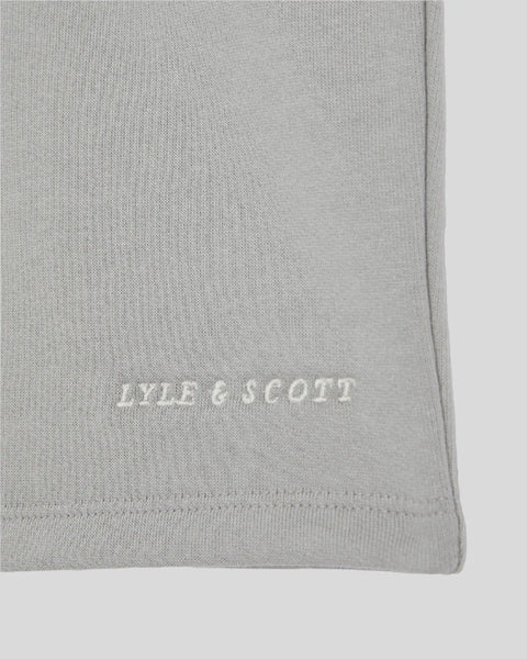 Lyle & Scott - MLB2022V Script Embroided Shor - X570 Grey Mirage