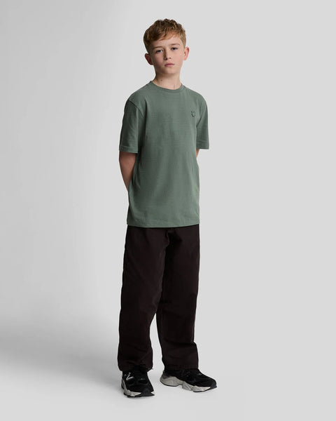 Lyle & Scott - TSB2205V Linen T-Shirt - X583 Green Mercurial