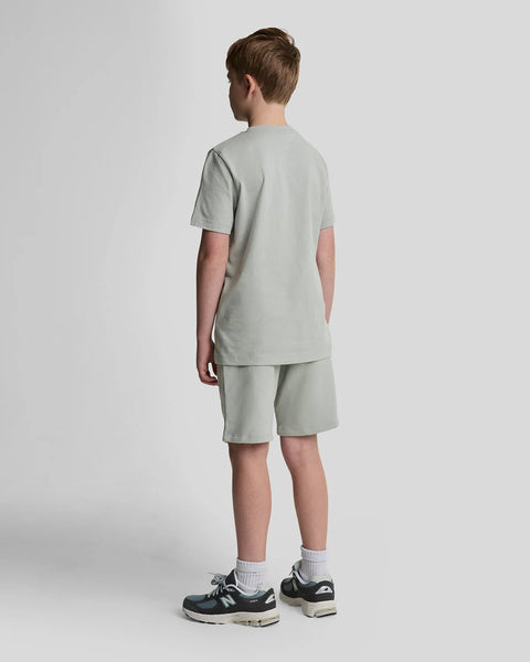 Lyle & Scott - MLB2022V Script Embroided Shor - X570 Grey Mirage