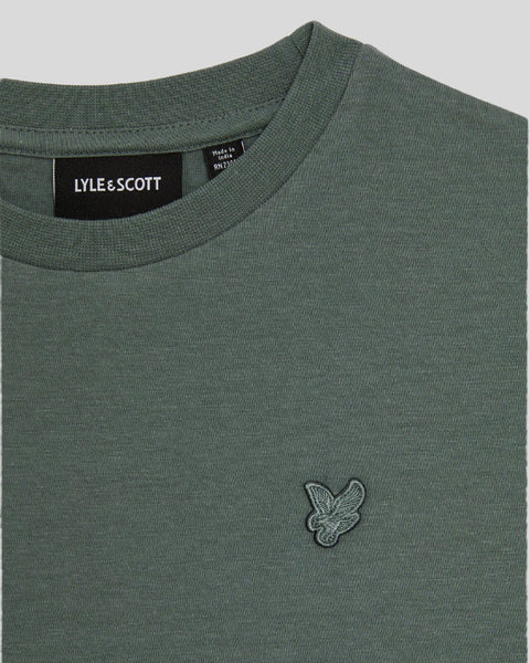 Lyle & Scott - TSB2205V Linen T-Shirt - X583 Green Mercurial