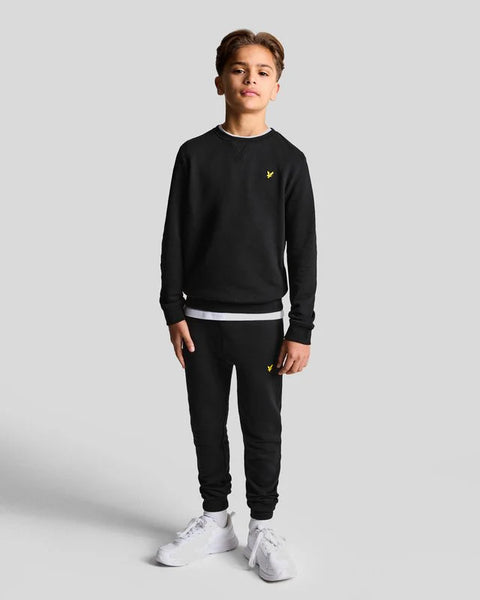 Lyle & Scott - MLB2000V Crew Neck Sweater - Z865 Jet Black