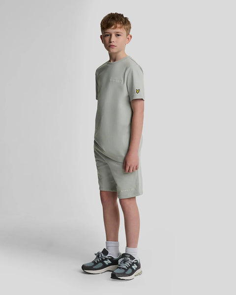 Lyle & Scott - TSB2012V Script Embroided Tee - X570 Grey Mirage