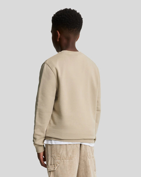 Lyle & Scott - MLB2000V Crek Neck Sweat - Z151 Stone