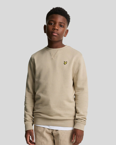 Lyle & Scott - MLB2000V Crek Neck Sweat - Z151 Stone