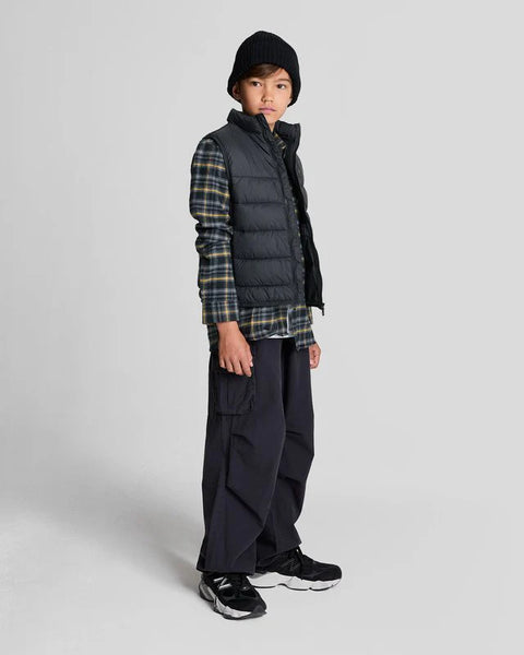 Lyle & Scott - JKB2001V Wadded Gilet - Z865 Jet Black