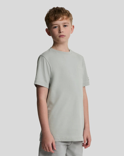 Lyle & Scott - TSB2012V Script Embroided Tee - X570 Grey Mirage
