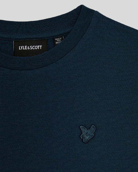 Lyle & Scott - TSB2205V Linen T-Shirt - Z271 Dark Navy