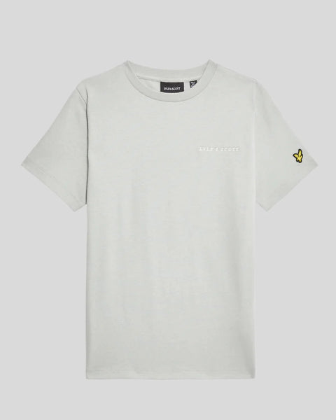 Lyle & Scott - TSB2012V Script Embroided Tee - X570 Grey Mirage