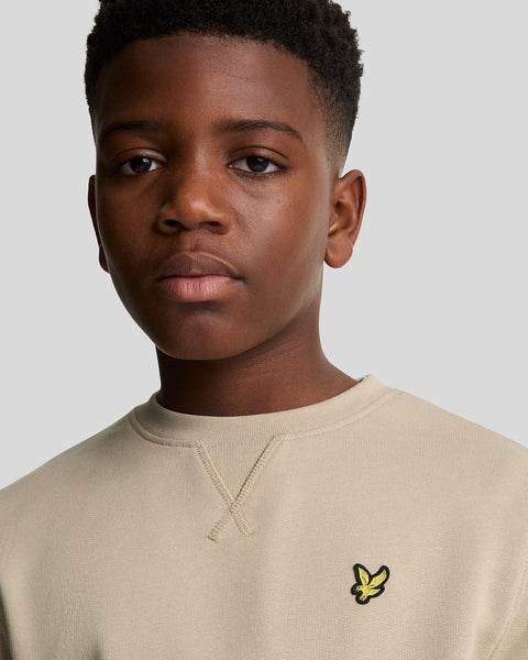 Lyle & Scott - MLB2000V Crek Neck Sweat - Z151 Stone