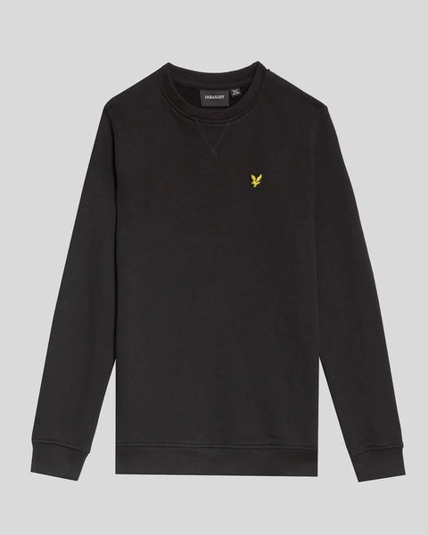 Lyle & Scott - MLB2000V Crew Neck Sweater - Z865 Jet Black