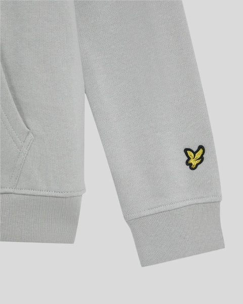Lyle & Scott - MLB2020V Script Embroided Hood - X570 Grey Mirage