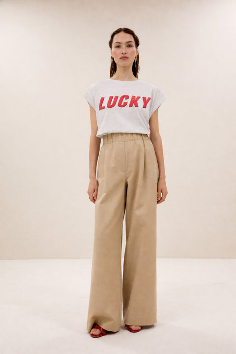 By Bar - Benji canvas pants - 007 Dark asnd