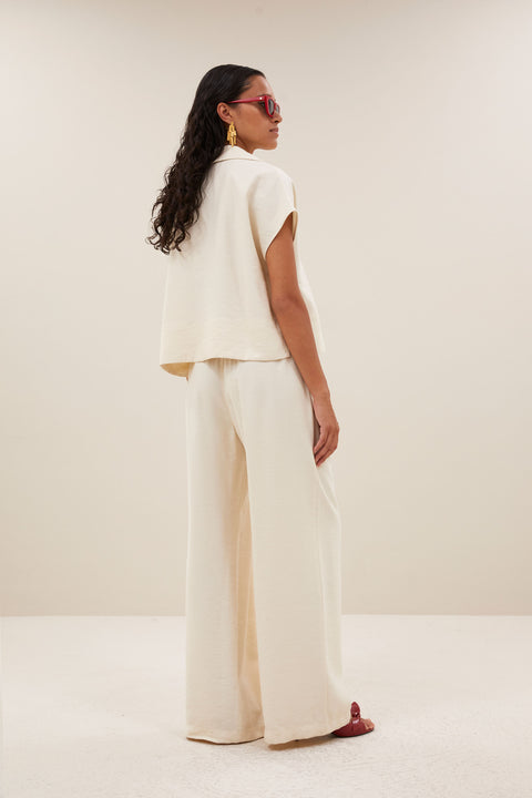 By Bar - Zia blouse - 017 Cream