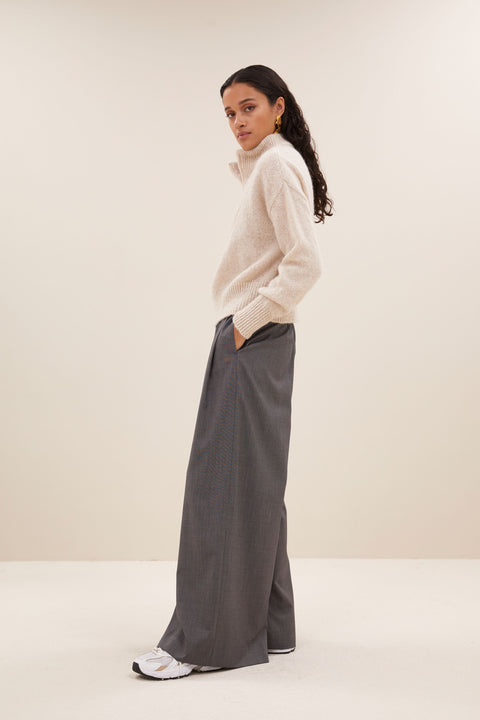 By Bar - Boxy beau pullover 25515020 - 018 Chalk