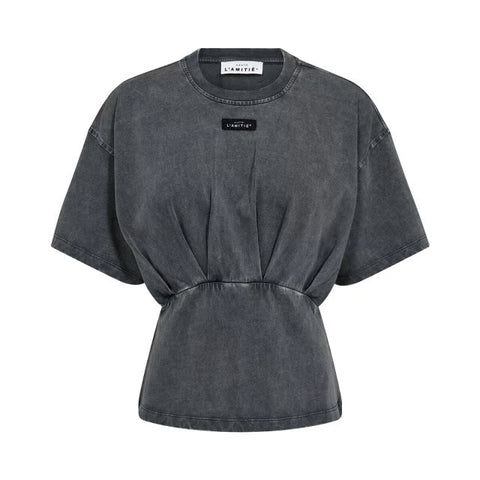 HAUTE L'AMITI? - HL10693 Romie - Black acid wash / top
