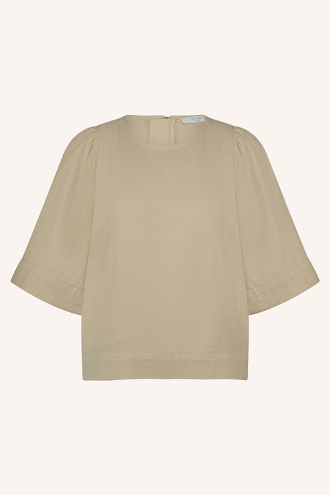 By Bar - Olivia twill blouse - Grain
