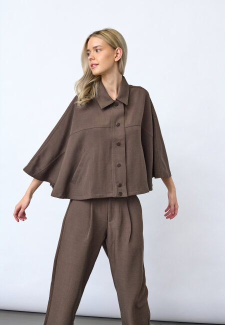 Sisterspoint - GARWIN-CAPE - Teak / jasje