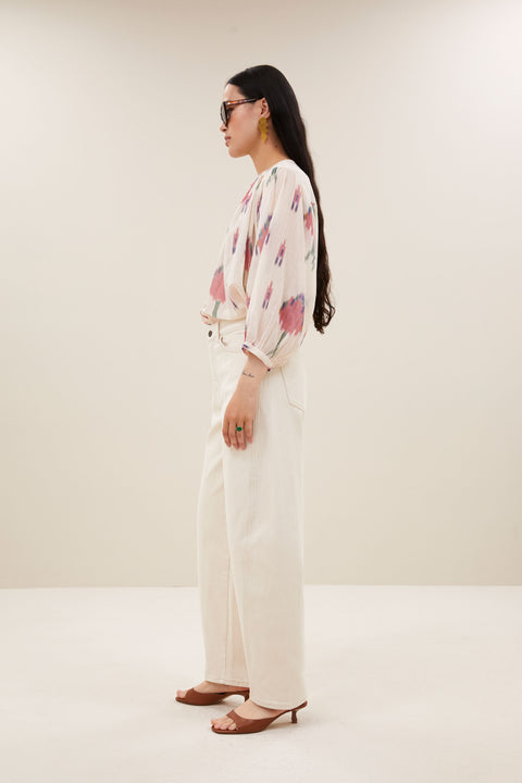 By Bar - Becky ikat blouse - 1325 Spring ikat