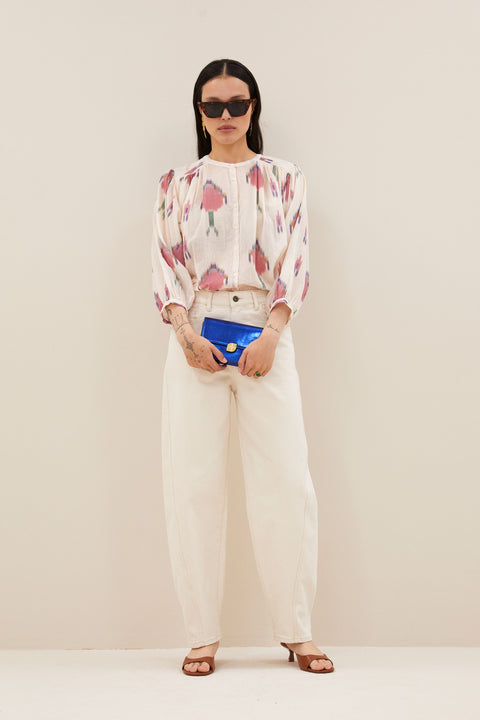 By Bar - Becky ikat blouse - 1325 Spring ikat