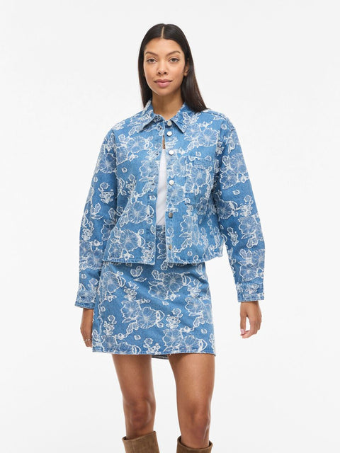 Vila - 14114181 VIIANAIS NEW - LIGHT BLUE DENIM / jacket