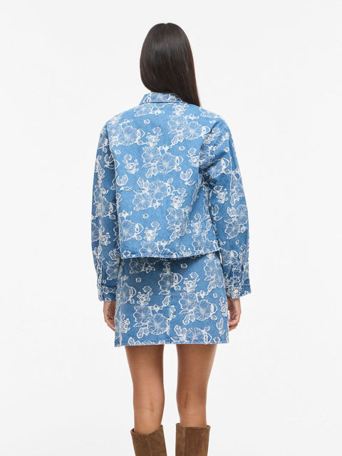 Vila - 14114181 VIIANAIS NEW - LIGHT BLUE DENIM / jacket