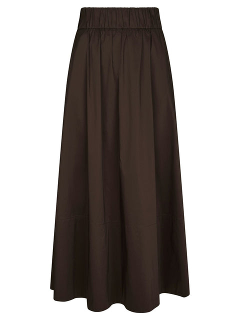 Neo noir - 158280 Yara poplin - 584 Chocolate brown / rok