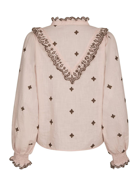 Neo noir - 158924 Degas blouse - 433 Dusty rose/brown / blouse