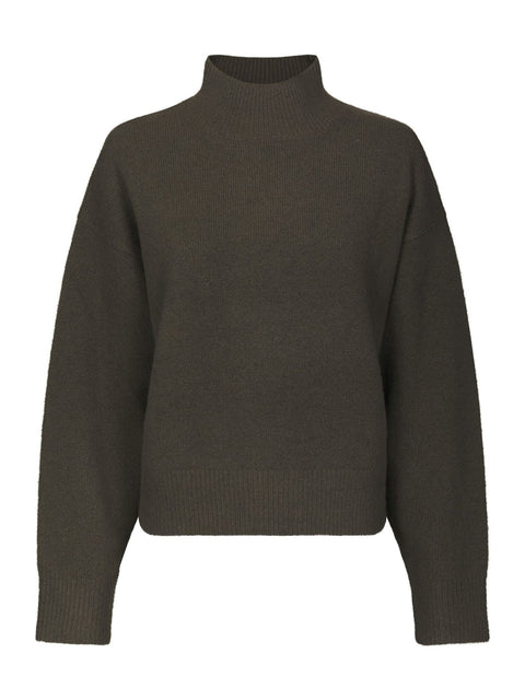 Neo noir - 159703 Paulina knit - 456 Moss green / sweater