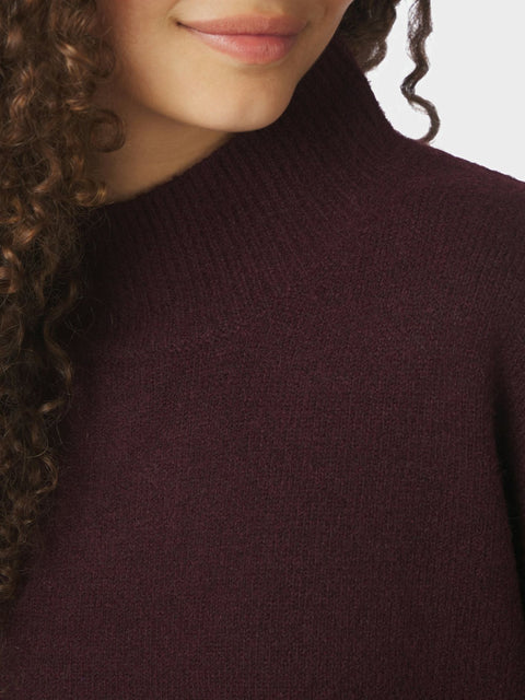 Neo noir - 159703 Paulina knit - 682 Wine / sweater