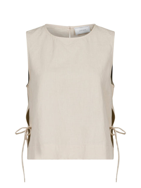 Neo noir - 159947 SVETLANA LINEN TO - 213 SAND / top