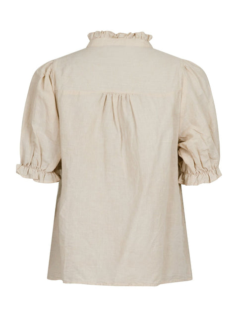 Neo noir - 160264 ODESA LINEN - 213 SAND / top