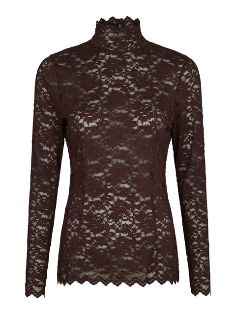 Neo noir - 161473 Liza laceflower - Burgundy / top