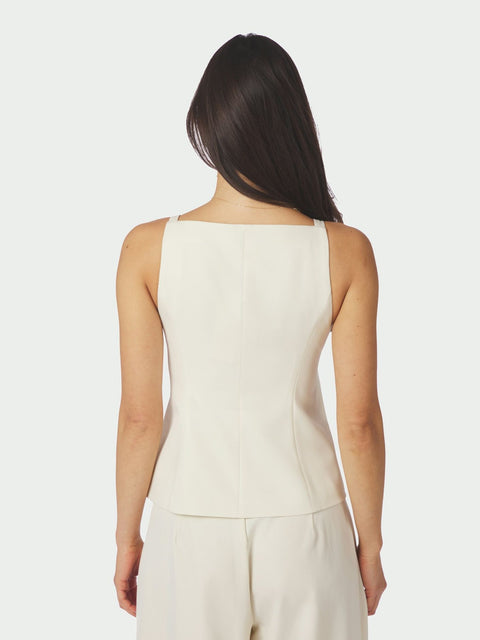 Neo noir - 161620 Kylie structure - 121 Offwhite / top