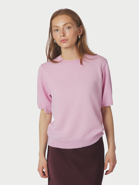 Neo noir - 161927 Missy knit tee - 754 Light pink / top