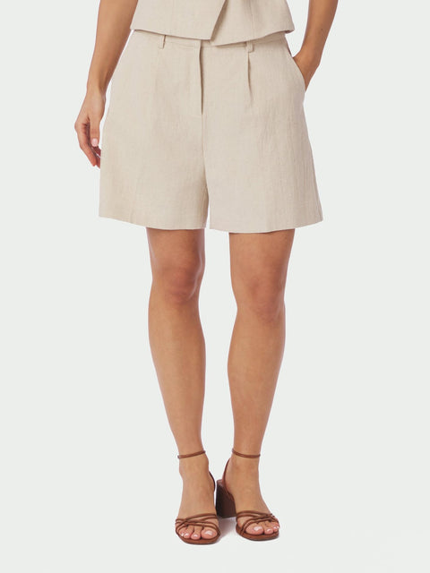 Neo noir - 162435 Sega ramie shorts - 121 Offwhite / short