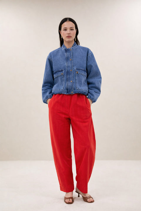 By Bar - Maggie denim jacket - 1638 Mid denim