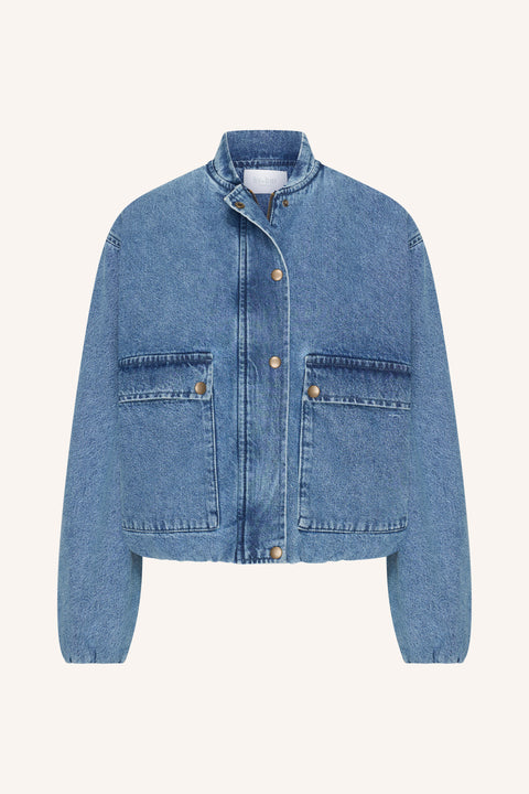 By Bar - Maggie denim jacket - 1638 Mid denim