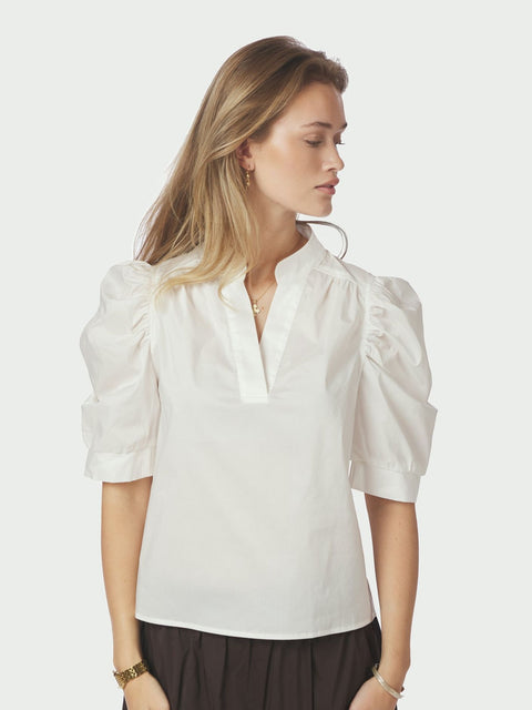 Neo noir - 164283 Roella poplin - 120 White / blouse