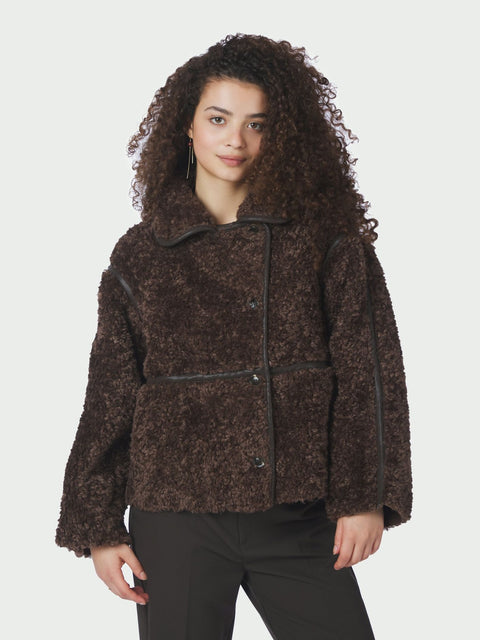 Neo noir - 164862 Castor faux fur - 676 Dark brown / jas