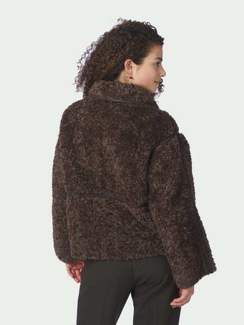 Neo noir - 164862 Castor faux fur - 676 Dark brown / jas