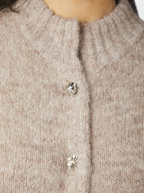 Neo noir - 165103 Taura fluffy knit - 976 Beige melange / sweater