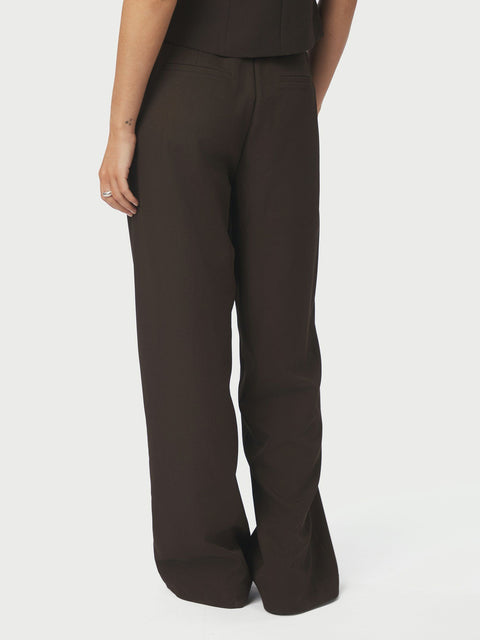 Neo noir - Pantalon 165357 Emmett structure - 676 Dark brown